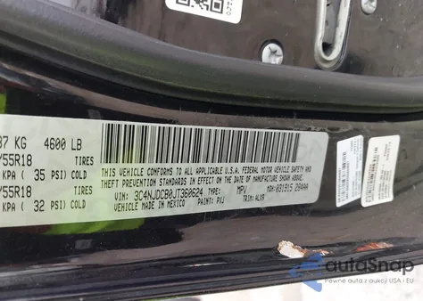 2018 Jeep Compass Limited 4X4 z USA, uszkodzony, nr VIN 3C4NJDCB0JT360624